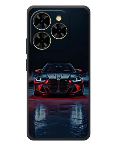 Чехол для Blackview Shark 9 с картинкой «BMW на мокрой дороге»