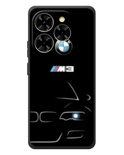 Чехол для Blackview Shark 9 с картинкой «Минималистичный принт BMW M3»