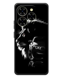Чехол для Blackview Shark 9 с картинкой «BMW и лев»
