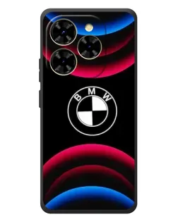 Чехол для Blackview Shark 9 с картинкой «Логотип BMW и неоновые дуги»