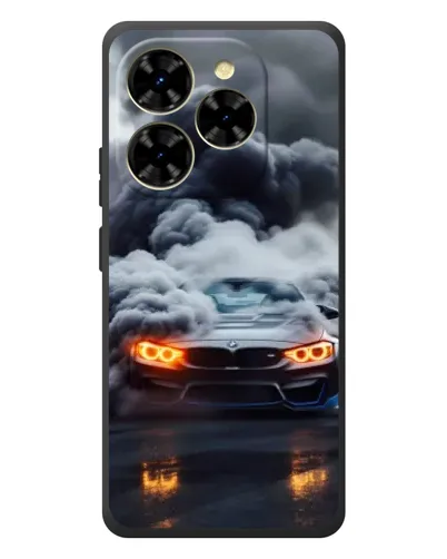 Чехол для Blackview Shark 9 с картинкой «BMW в дыму»