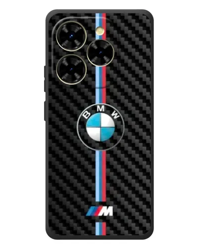 Чехол для Blackview Shark 9 с картинкой «Эмблема BMW и карбон»