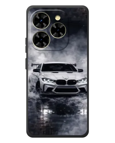 Чехол для Blackview Shark 9 с картинкой «BMW сквозь туман»