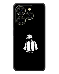 Чехол для Blackview Shark 9 с картинкой «PUBG — белый шлем»