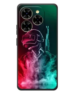Чехол для Blackview Shark 9 с картинкой «PUBG — огненный воин»