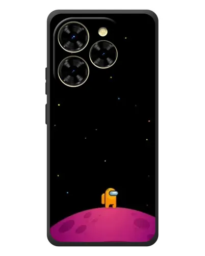 Чехол для Blackview Shark 9 с картинкой «Одинокий герой на планете»