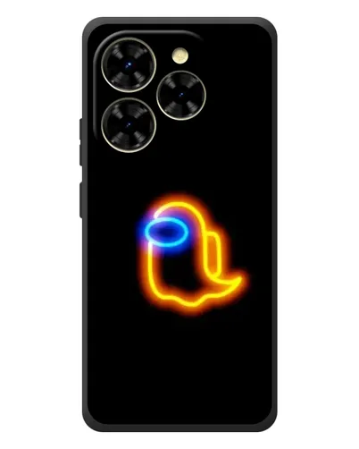 Чехол для Blackview Shark 9 с картинкой «Among Us неоновое сияние»