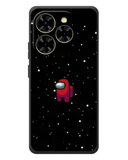 Чехол для Blackview Shark 9 с картинкой «Красный Among Us»