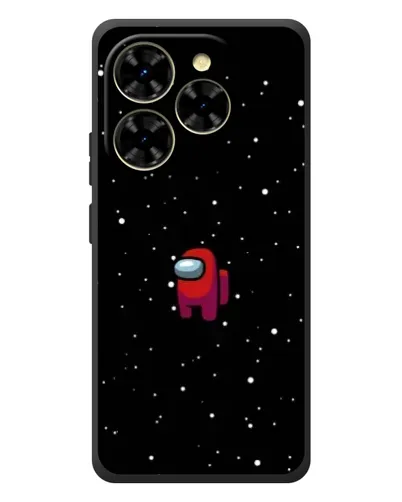 Чехол для Blackview Shark 9 с картинкой «Красный Among Us»