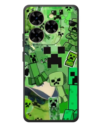 Чехол для Blackview Shark 9 с картинкой «Криперы Minecraft» Чехол для Blackview Shark 9 с картинкой «Криперы Minecraft»