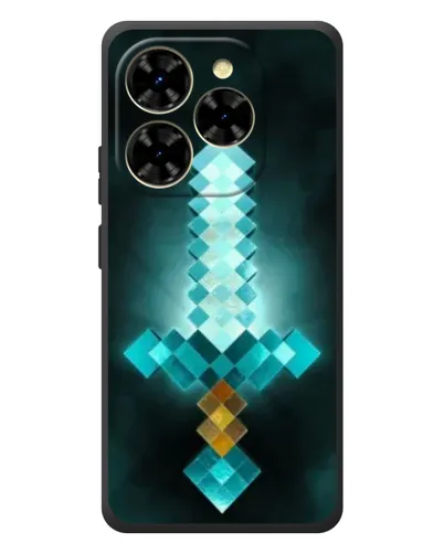 Чехол для Blackview Shark 9 с картинкой «Алмазный меч неон» Чехол для Blackview Shark 9 с картинкой «Алмазный меч неон»