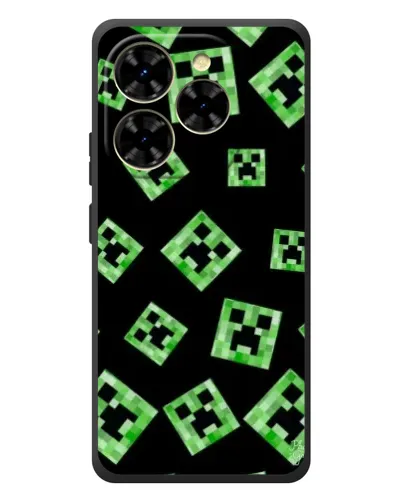 Чехол для Blackview Shark 9 с картинкой «Паттерн с криперами» Чехол для Blackview Shark 9 с картинкой «Паттерн с криперами»