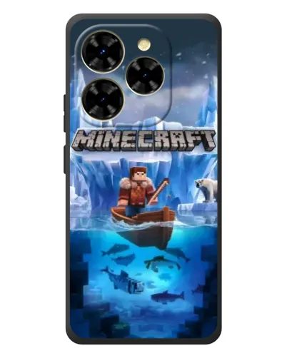 Чехол для Blackview Shark 9 с картинкой «Minecraft ледяной мир» Чехол для Blackview Shark 9 с картинкой «Minecraft ледяной мир»