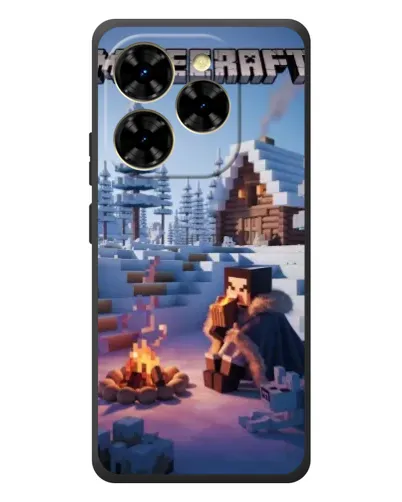 Чехол для Blackview Shark 9 с картинкой «Зимний Minecraft» Чехол для Blackview Shark 9 с картинкой «Зимний Minecraft»
