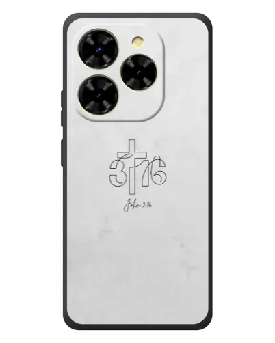 Чехол для Blackview Shark 9 с картинкой «Иоанна 3:16 Крест»