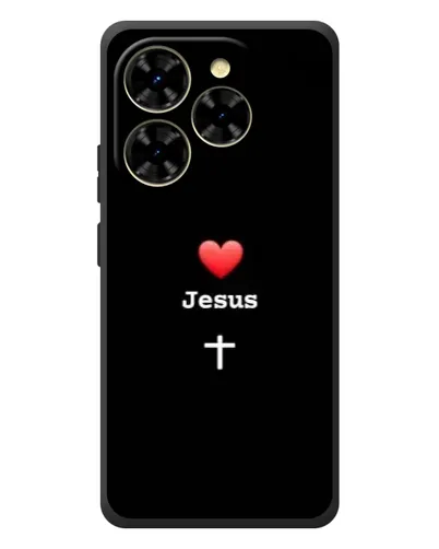 Чехол для Blackview Shark 9 с картинкой «Сердце - Jesus»