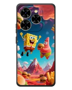 Чехол для Blackview Shark 9 с картинкой «Космический фастфуд»
