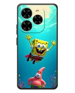 Чехол для Blackview Shark 9 с картинкой «Спанч Боб под водой»