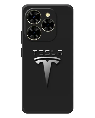 Чехол для Blackview Shark 9 с картинкой «Стальной логотип Tesla» Чехол для Blackview Shark 9 с картинкой «Стальной логотип Tesla»