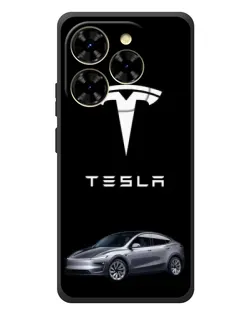Чехол для Blackview Shark 9 с картинкой «Tesla Model Y»