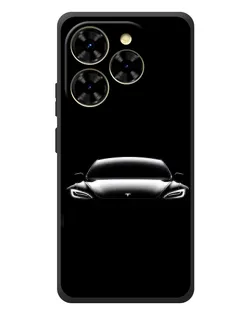 Чехол для Blackview Shark 9 с картинкой «Фары Tesla Night»