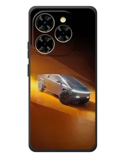 Чехол для Blackview Shark 9 с картинкой «Cybertruck в пустыне»