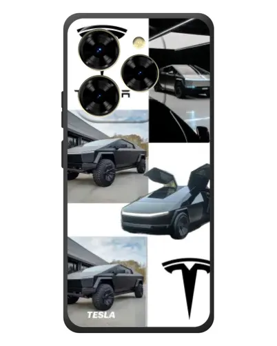 Чехол для Blackview Shark 9 с картинкой «Коллаж Cybertruck Tesla» Чехол для Blackview Shark 9 с картинкой «Коллаж Cybertruck Tesla»
