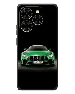 Чехол для Blackview Shark 9 с картинкой «Mercedes — неоновый лого»