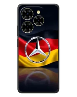 Чехол для Blackview Shark 9 с картинкой «Mercedes — флаг Германии»