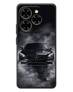 Чехол для Blackview Shark 9 с картинкой «Mercedes в дыму»