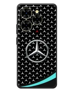 Чехол для Blackview Shark 9 с картинкой «Mercedes — бирюзовый акцент»