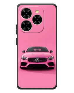 Чехол для Blackview Shark 9 с картинкой «Розовый Mercedes AMG»