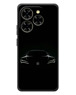 Чехол для Blackview Shark 9 с картинкой «Mercedes — силуэт авто»