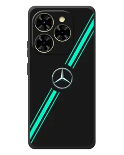 Чехол для Blackview Shark 9 с картинкой «Спортивные линии Mercedes»