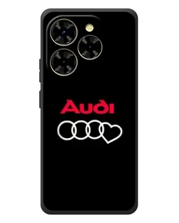 Чехол для Blackview Shark 9 с картинкой «Логотип Audi Heart»