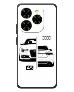 Чехол для Blackview Shark 9 с картинкой «Audi — контрастный дизайн»
