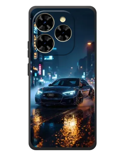 Чехол для Blackview Shark 9 с картинкой «Ночной город и Audi» Чехол для Blackview Shark 9 с картинкой «Ночной город и Audi»