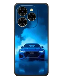 Чехол для Blackview Shark 9 с картинкой «Audi — голубая энергия»