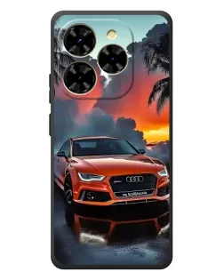 Чехол для Blackview Shark 9 с картинкой «Audi — закат»