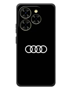 Чехол для Blackview Shark 9 с картинкой «Audi White Logo»