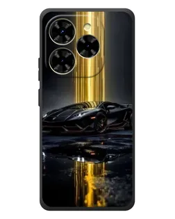 Чехол для Blackview Shark 9 с картинкой «Ночной Lamborghini драйв»
