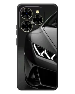 Чехол для Blackview Shark 9 с картинкой «Lamborghini фары детализация»
