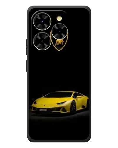 Чехол для Blackview Shark 9 с картинкой «Lamborghini желтый акцент»