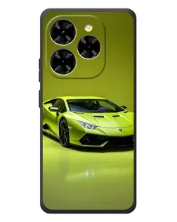 Чехол для Blackview Shark 9 с картинкой «Салатовый Lamborghini Huracan»