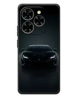 Чехол для Blackview Shark 9 с картинкой «Черный Lamborghini Aventador»
