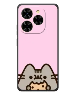 Чохол для Blackview Shark 9 з картинкою «Pusheen та печиво»