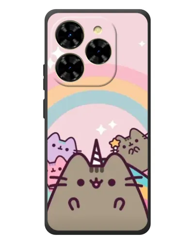 Чехол для Blackview Shark 9 с картинкой «Единорог Pusheen»