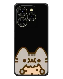 Чехол для Blackview Shark 9 с картинкой «Пушин на черном»