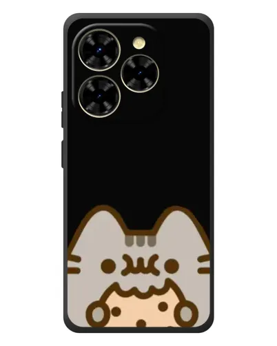 Чехол для Blackview Shark 9 с картинкой «Пушин на черном»