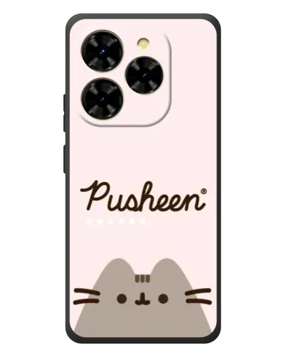 Чехол для Blackview Shark 9 с картинкой «Pusheen логотип»